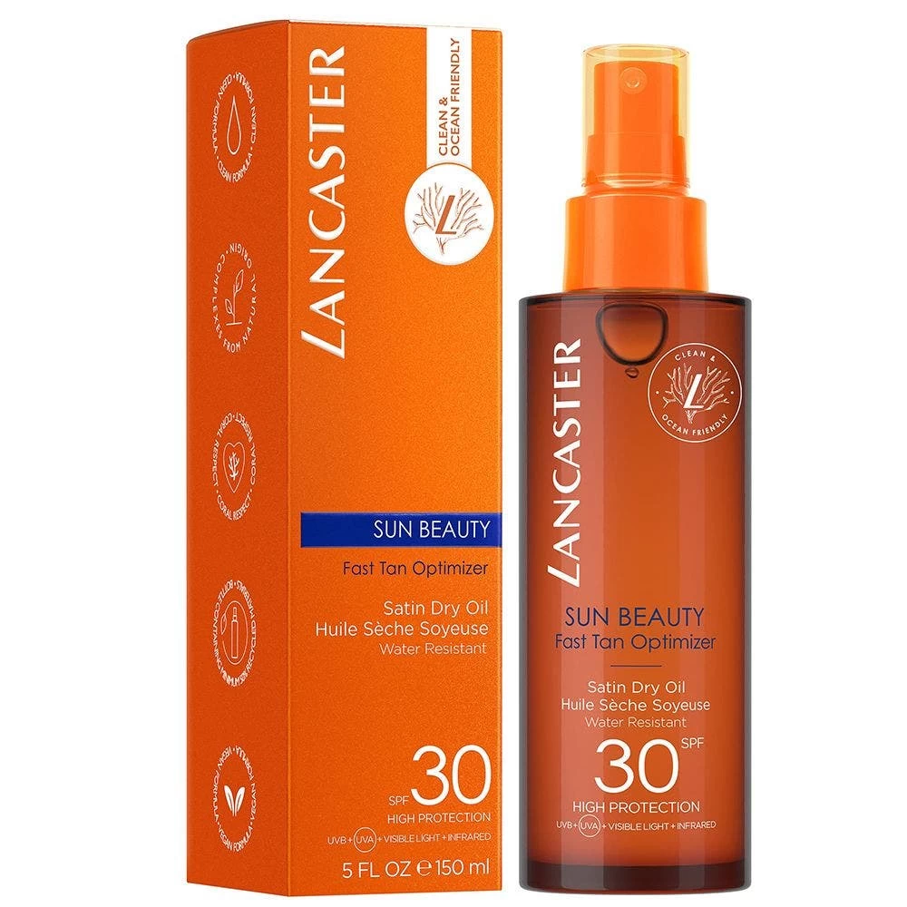 Spray Acceleratore Di Abbronzatura All'olio Secco E Setoso SPF30 150 Ml Sun Beauty Lancaster 2 Spray Acceleratore Di Abbronzatura All'olio Secco E Setoso SPF30 150 Ml Sun Beauty Lancaster - immagine 2