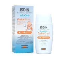 Fotoprotector ISDIN Fusion Fluid Mineral Baby Pediatrics SPF50+ Dalla Nascita 50ml Mineral Baby Fotoprotector Pediatrics Isdin