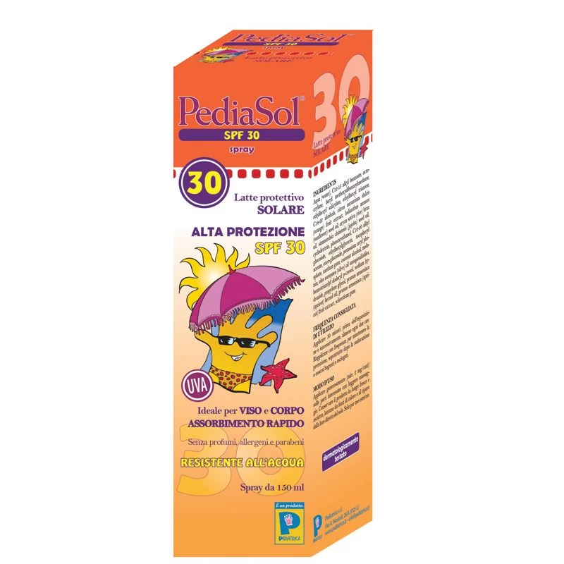 Pediatrica Pediasol Latte Protettivo Alta Protezione SPF30 Spray 150ml 1 Pediatrica Pediasol Latte Protettivo Alta Protezione SPF30 Spray 150ml