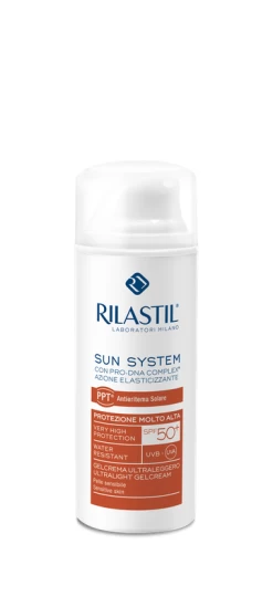 Rilastil Sun System SPF50+ Gel Crema Ultraleggero Antieritema Solare 50ml