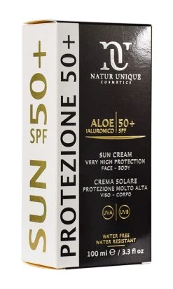 Natur Unique Crema Solare Protezione Molto Alta SPF50 Per Viso E Corpo 100ml