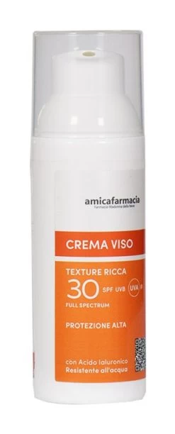 Amicafarmacia Crema Viso Solare SPF30 Protezione Alta 50ml