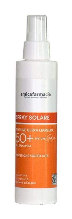Amicafarmacia Spary Solare Texture Ultra Leggera SPF 50+ Protezione Alta 150ml