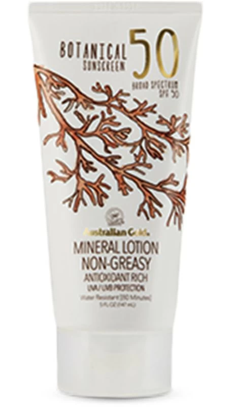 Australian Gold Botanical Sunscreen SPF50+ Mineral Lotion 147ml 1 Australian Gold Botanical Sunscreen SPF50+ Mineral Lotion 147ml
