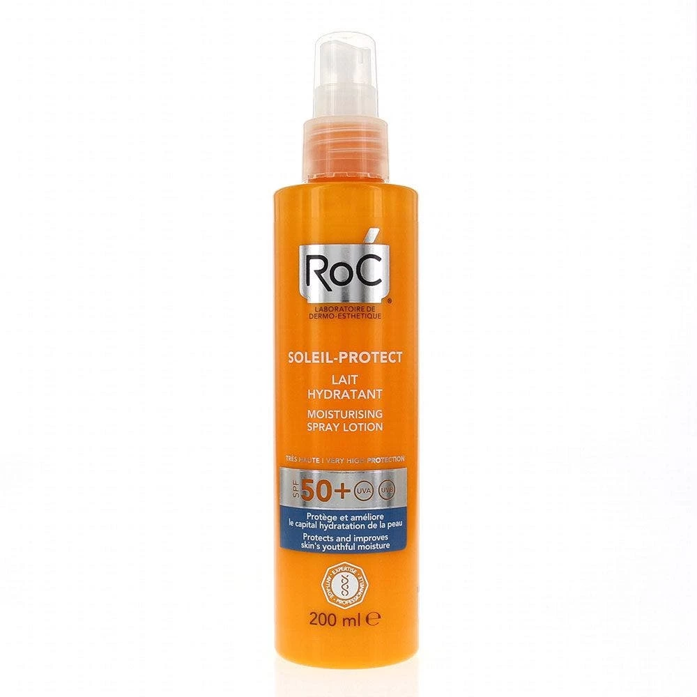 Latte Spray Idratante Spf50+ 200 Ml Soleil Protect Corpo Roc 1 Latte Spray Idratante Spf50+ 200 Ml Soleil Protect Corpo Roc