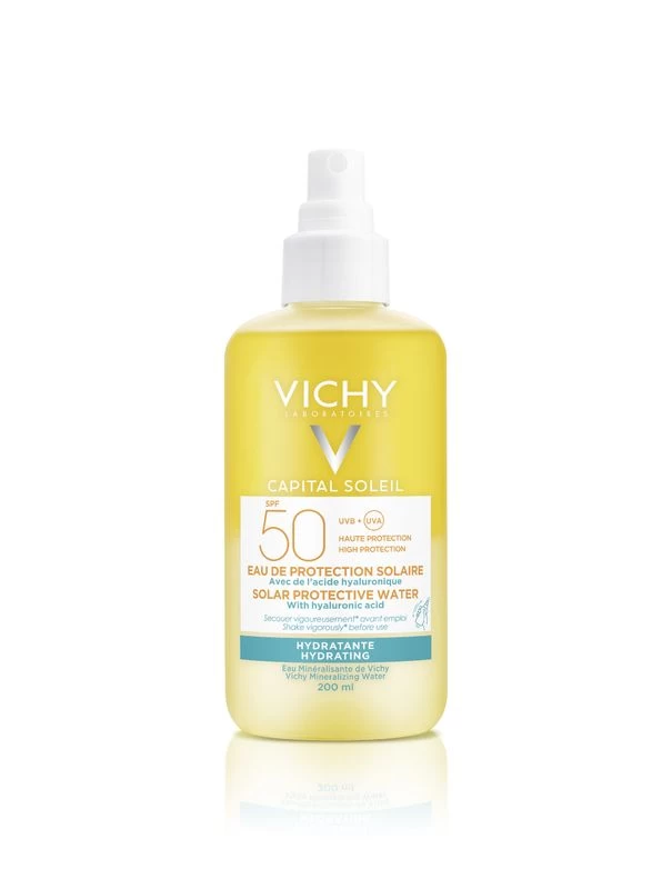 Vichy Acqua Solare Spray Corpo Con Azione Protettiva Ed Idratante 50 SPF 200 Ml 1 Vichy Acqua Solare Spray Corpo Con Azione Protettiva Ed Idratante 50 SPF 200 Ml