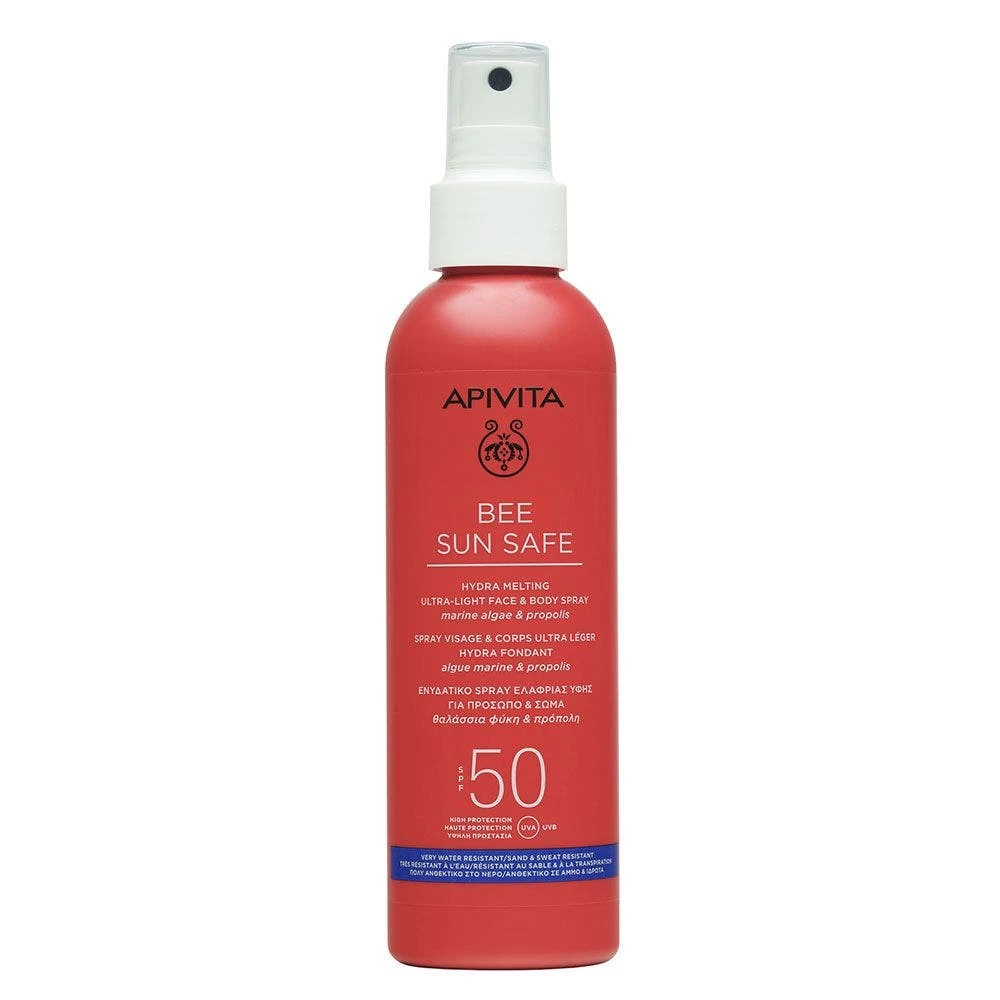 Spray Hydra Melting Viso E Corpo Ultra-Leggero SPF50 200ml Bee Sun Safe Apivita 1 Spray Hydra Melting Viso E Corpo Ultra-Leggero SPF50 200ml Bee Sun Safe Apivita