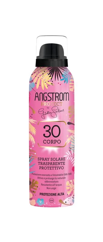 Angstrom Protect Spray Solare Corpo SPF30 Trasparente Protettivo 150ml 1 Angstrom Protect Spray Solare Corpo SPF30 Trasparente Protettivo 150ml