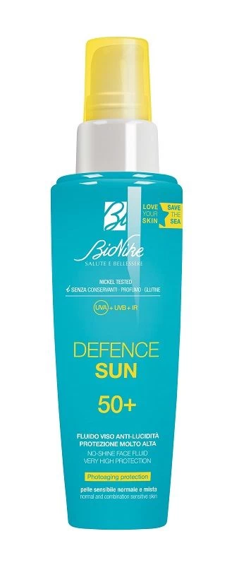 Bionike Defence Sun Fluido Anti-lucidità SPF50+ 50ml 1 Bionike Defence Sun Fluido Anti-lucidità SPF50+ 50ml