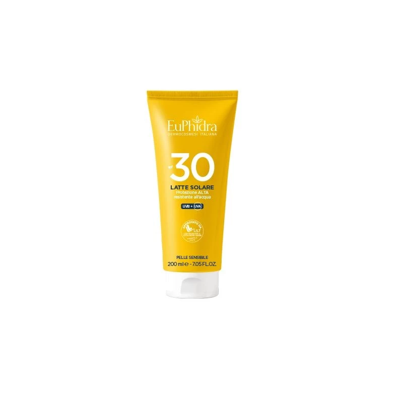 Euphidra Latte Solare SPF30 Idratante Corpo 200ml 1 Euphidra Latte Solare SPF30 Idratante Corpo 200ml