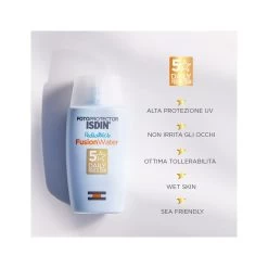 Isdin Fotoprotector Viso Fusion Water Pediatrics SPF50 50ml -Negozio Di Creme Solari isdin fotoprotector pediatrics fusion water protezione solare spf50 viso per bambini 50ml 3 1645521290