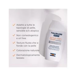 FotoUltra Isdin Crema Active Unify Color Fusion Fluid SPF 100+ 50ml -Negozio Di Creme Solari isdin fotoultra100 active unify color spf50 protezione solare viso 50ml 5 1645023289