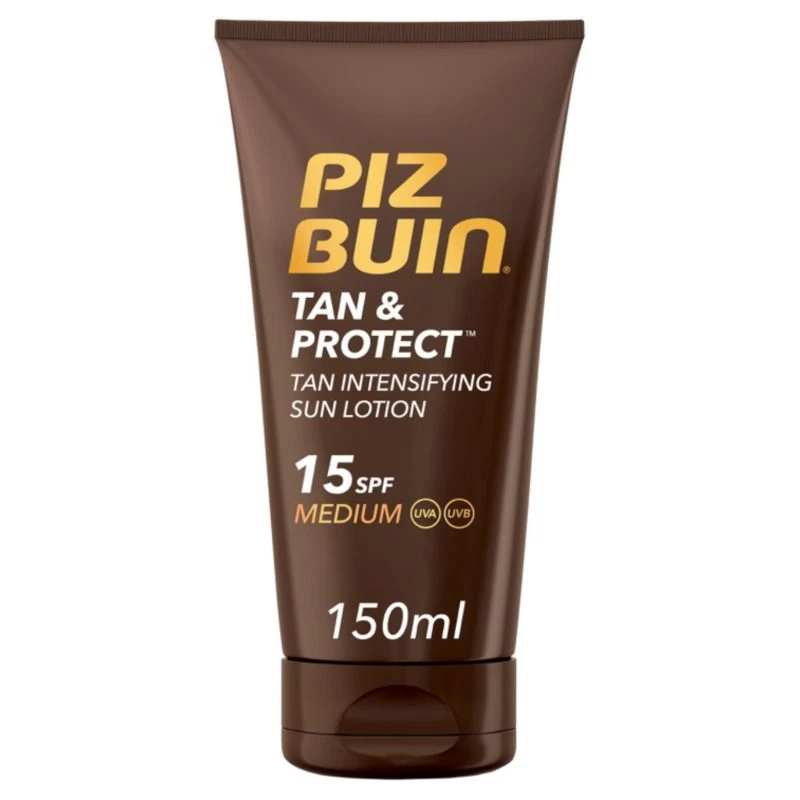Johnson & Johnson Piz Buin Tan&Protect SPF15 Lozione Solare Abbronzante 150ml 1 Johnson & Johnson Piz Buin Tan&Protect SPF15 Lozione Solare Abbronzante 150ml