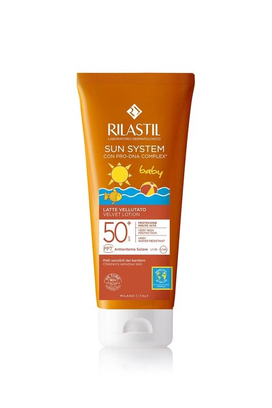 Rilastil Sun System Latte Baby SPF50+ Fluido Vellutato 200ml 1 Rilastil Sun System Latte Baby SPF50+ Fluido Vellutato 200ml