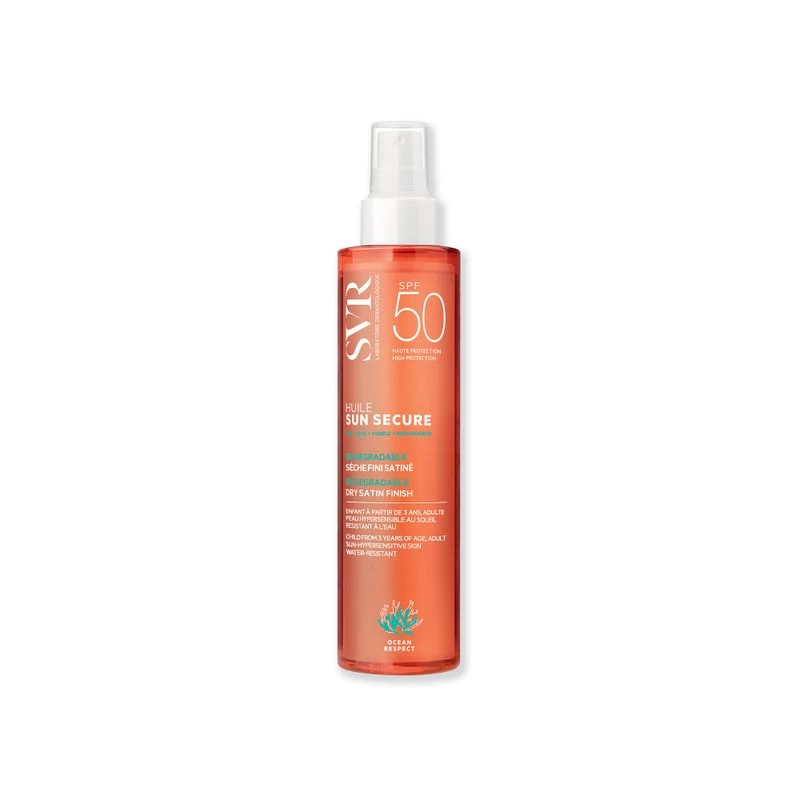 Laboratoires SVR SVR Huile Sun Secure Olio Secco Finish-Satinato Biodegradabile SPF50 Da 200ml 1 Laboratoires SVR SVR Huile Sun Secure Olio Secco Finish-Satinato Biodegradabile SPF50 Da 200ml